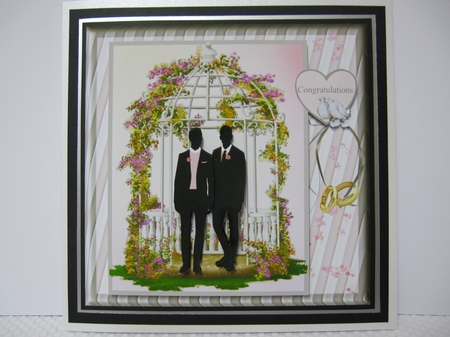 Groom & Groom Congratulations by LORRAINE PROUD