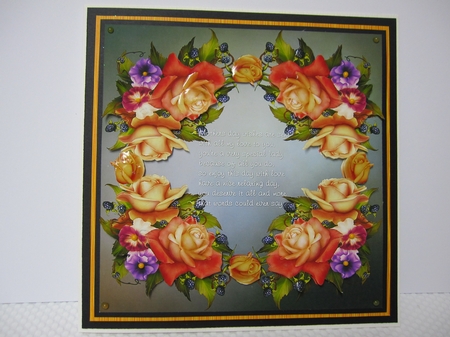 mothers day roses card by LORRAINE PROUD