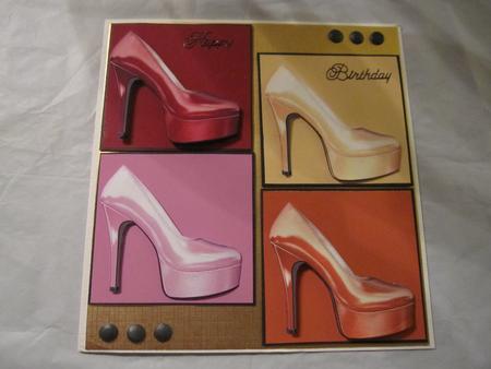 Shoe Heaven Set of Four Tag Toppers by LORRAINE PROUD