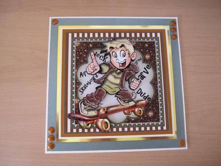 Radical Boarder Card Front Kit by LORRAINE PROUD