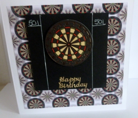 Darts Board Backing Paper by Nicky Thorne