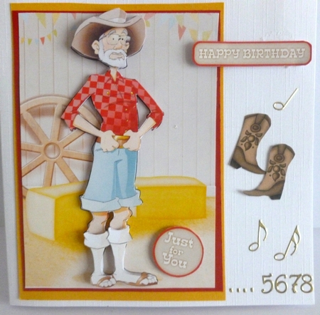 Line Dancer Dude Beard by Nicky Thorne