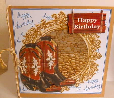BOOTS STONE BIRTHDAY MALE by Nicky Thorne