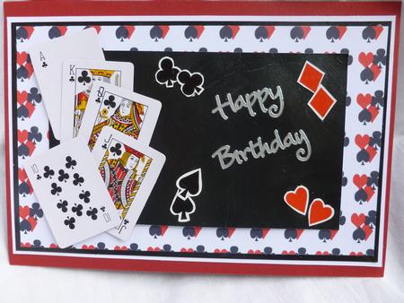 Playing Cards Backing Paper by Nicky Thorne