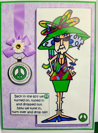 Stella in the Sixties Quick Card by Nicky Thorne