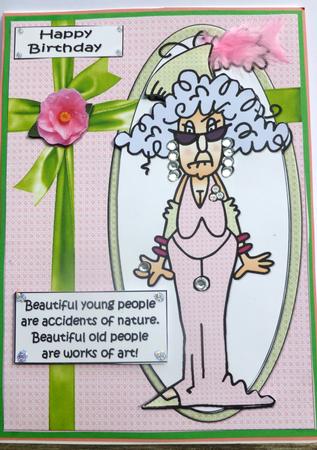 Stella is a Work of Art Quick Card by Nicky Thorne