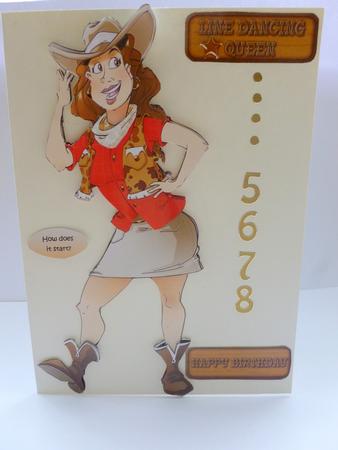Line Dancer Lady Red Kit by Nicky Thorne