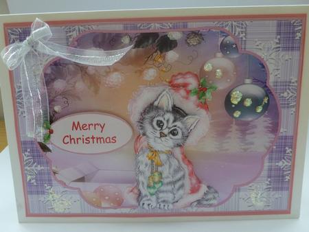 Santa Kitty by Nicky Thorne