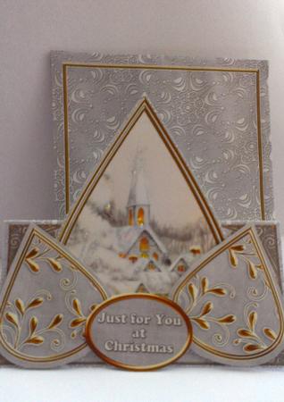 Ice Church Just for You at Christmas Teardrop Trio Kit by Nicky Thorne