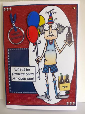 Gus Has a Favorite Beer Quick Card by Nicky Thorne
