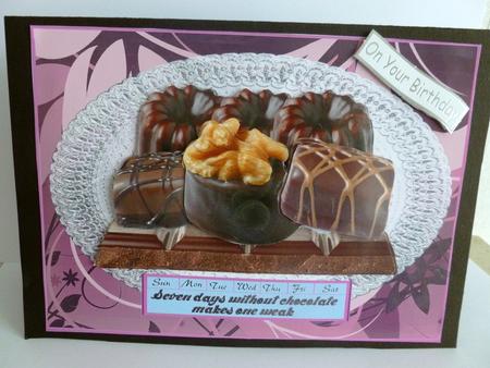 Seven Days Without Chocolate Makes One Weak by Nicky Thorne