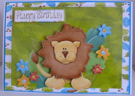 Happy Lion in the Jungle by Nicky Thorne
