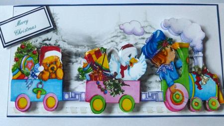 All Aboard the Christmas Train Dl by Nicky Thorne