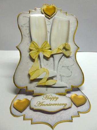 Celebrate! Shaped Easel by Nicky Thorne