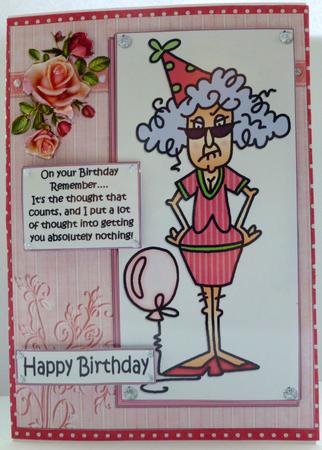 Stella Put Thought Into Your Birthday Quick Card by Nicky Thorne