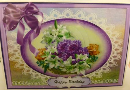 A Lovely Oval of Flowers by Nicky Thorne