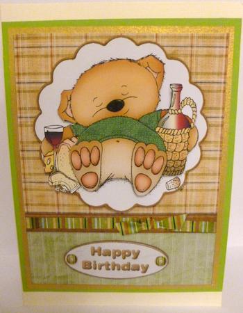 Time for a Birthday Snooze Dad Quick Card by Nicky Thorne