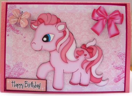 Cute Pink Pony by Nicky Thorne
