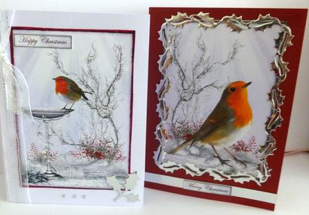 Christmas Robins by Nicky Thorne