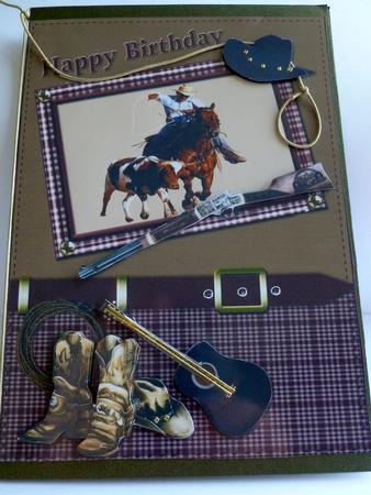 The Birthday Cow Poke One for the Men by Nicky Thorne