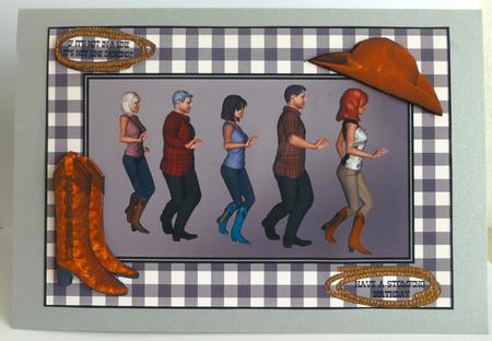 Local Line Dancers by Nicky Thorne