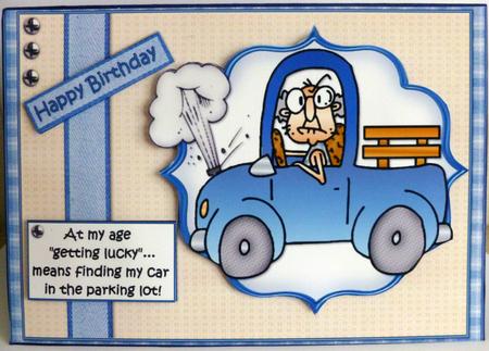 Gus Gets Lucky Quick Card by Nicky Thorne