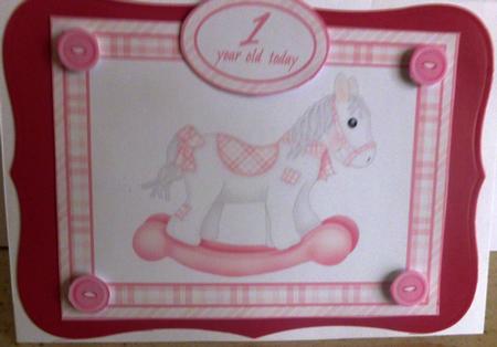 Rocking Horse Pink 1-3 Years by Nicky Thorne