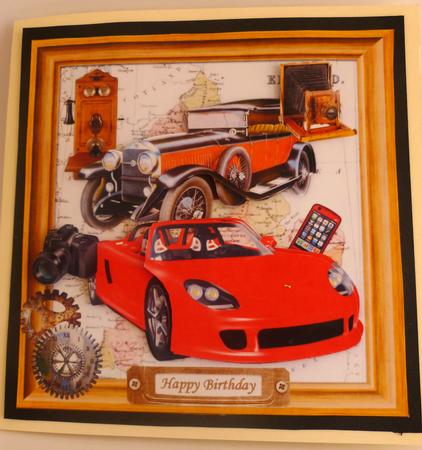 8x8 Vintage Meets Modern for the Men Mini Kit by Nicky Thorne