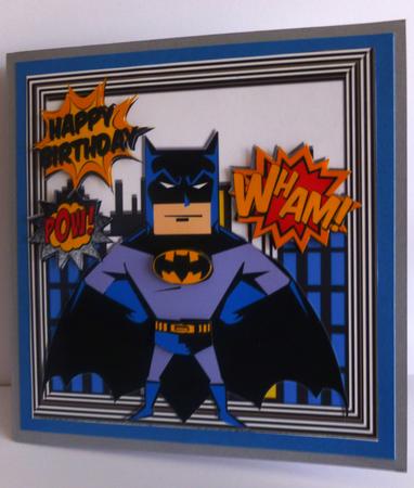 Batman Here to Save the City 8x8 Mini Kit by Nicky Thorne