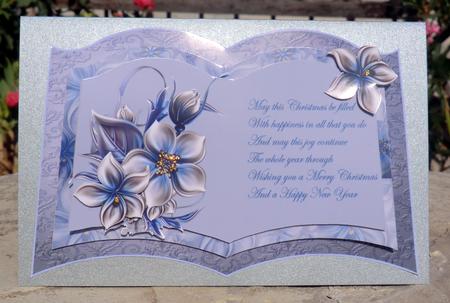 Blue Petals Book by Debbie Wood