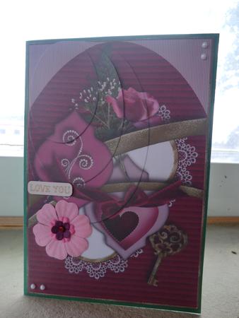 Keepsake Memories Off-center Pyramid Topper 1 by Debbie Wood