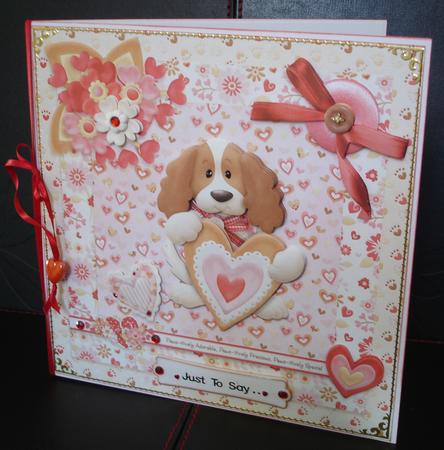 Happy Mother's Day Paws-itively Special 8x8 Card Front Pink by Sue Graham