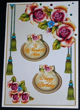 Roses and Tassels for Mum by Carmelina Borg Cuschieri