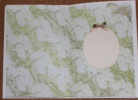 Lime Opalescent Bouquet Backing Paper 2 by Carmelina Borg Cuschieri