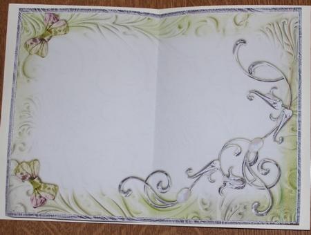 Lime Opalescent Bouquet A4 Insert by Carmelina Borg Cuschieri