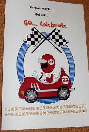 4 Racing Themed Toppers by Carmelina Borg Cuschieri