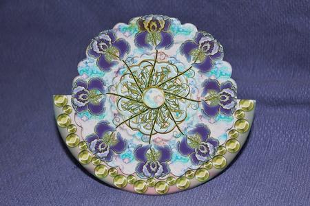 Purple Dream Over the Top Wobble Card by Carmelina Borg Cuschieri
