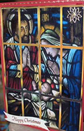 Christmas Nativity, French Door Gatefold by Carmelina Borg Cuschieri