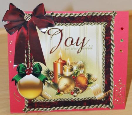 8x8 Christmas Ornaments in Luxury Frame by Carmelina Borg Cuschieri