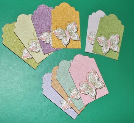 Grace Butterfly Tags Set by Carmelina Borg Cuschieri