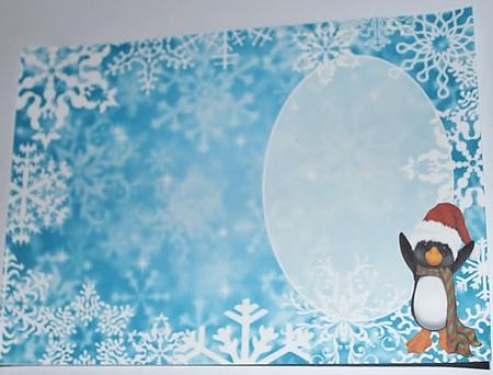 A Penquins Christmas Wish Insert by Carmelina Borg Cuschieri