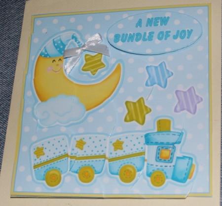 A Bundle of Joy Side Stacker Card Front by Carmelina Borg Cuschieri