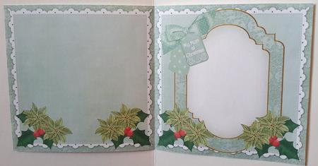 Winter Garden Mum at Christmas to Fit 6in Folded Insert by Carmelina Borg Cuschieri