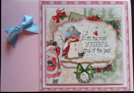 Christmas Snowman Wonderland Topper by Carmelina Borg Cuschieri