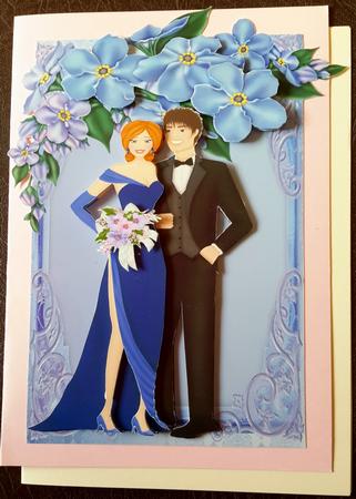 Anniversary/engagement Card by Carmelina Borg Cuschieri