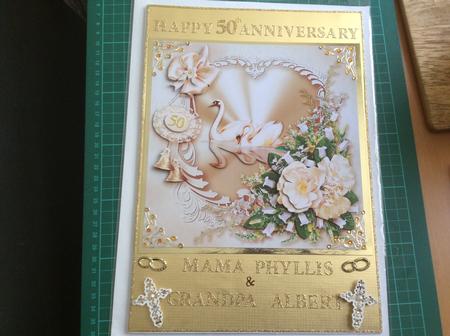 Wedding and Anniversary Swans Decoupage -8in x 8in Decoupage Featured Gallery Photo