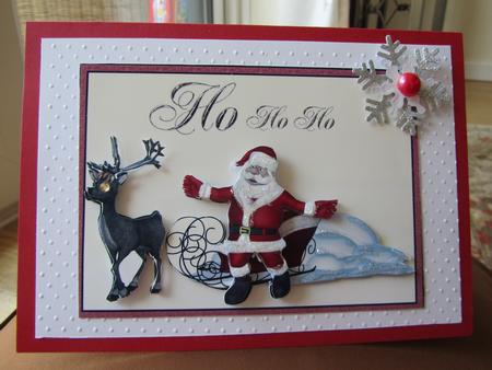 Santa and His Reindeer Step by Step by Jean Hall
