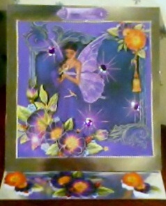 New Year / Christmas Clock Fancy Shaped Topper 1 by Margaret Thomas