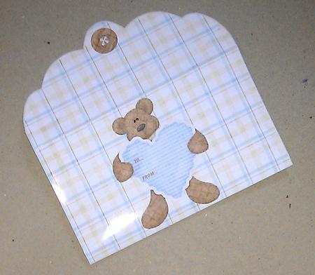 Teddy Bear with Heart Money Wallet by Sheila Morrison