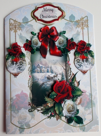 Christmas Rose 5x7 Mini Page Kit by Sharon Wilson